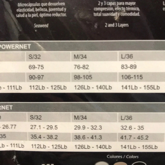 Yara Size Med Reducing Thermal Camisol Line Vest New With Tags. Made in Colombia - Picture 3 of 4